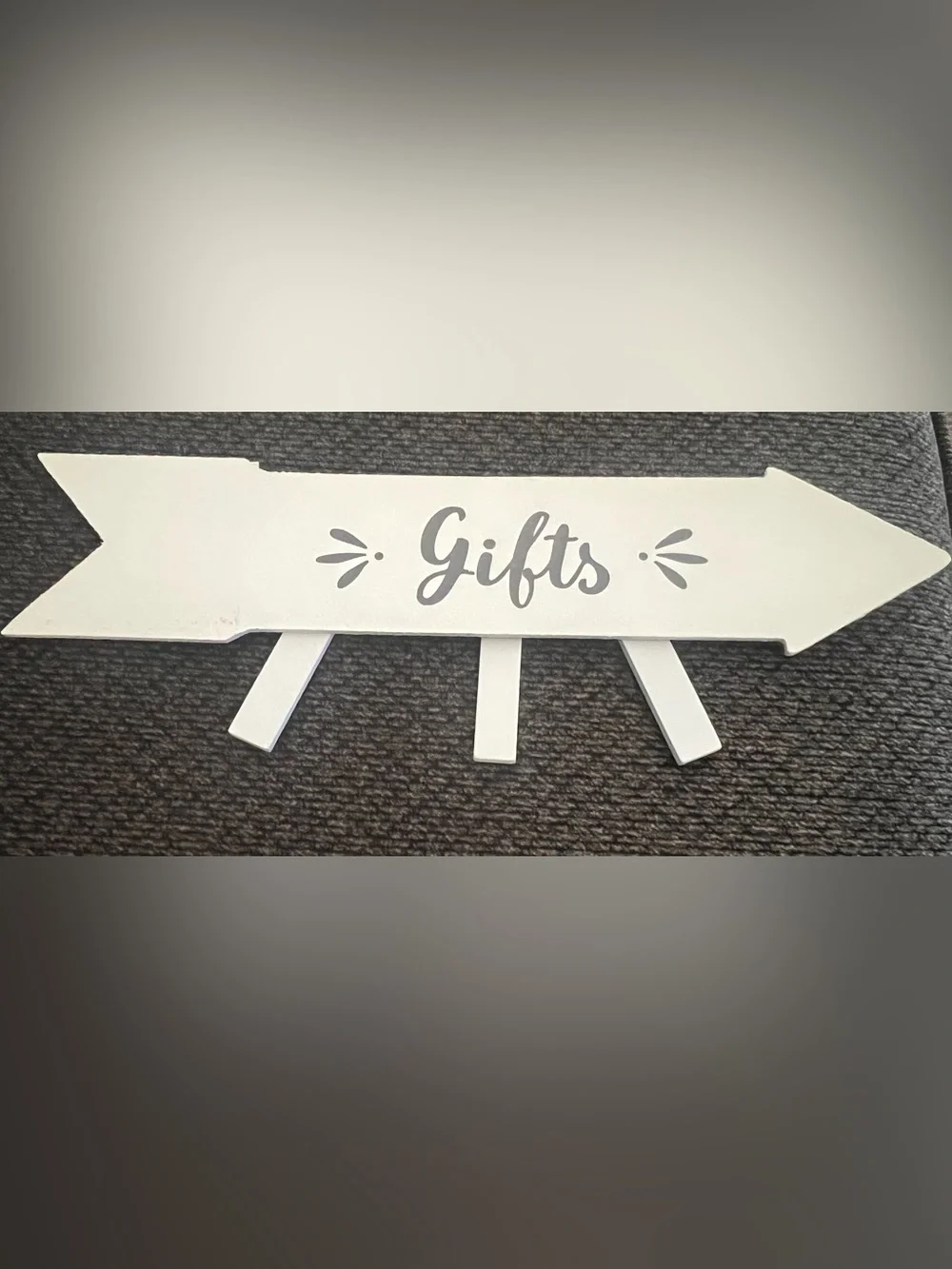 Wedding Directional Signs - Reception, Ceremony, Gifts.